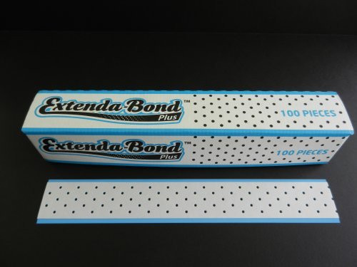 1 X Extenda Bond PLUS Lace Tape 12 Inch Strip 10-STRIP Pack by Walker Tape