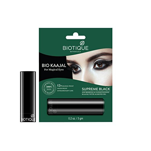 Biotique Bio Kaajal Nourishing  and  Conditioning Eye Liner With Almond Oil 3gm