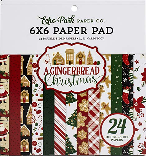 Echo Park Paper Company A Gingerbread Christmas 6x6 Pad Paper