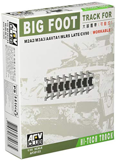 AFV Club M2A2  M-3A3  AAV7A1  MLRS Late CV90 Big Foot Workable Track Links for 1-35 by