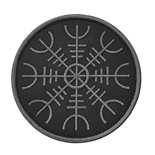 LEGEEON Subdued Aegishjalmr Viking Helm of Awe Terror Icelandic ACU Rune Morale Sew Iron on Patch LEGEEON Subdued Aegishjalmr Viking Helm of Awe Terror Icelandic ACU Rune Morale Sew Iron on Patch