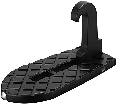 TASSE Car Door Step  Foldable Car Pedal with Safty Hammer Aluminum Alloy Foot Pedal Step Ladder for Vehicle Roof Washing