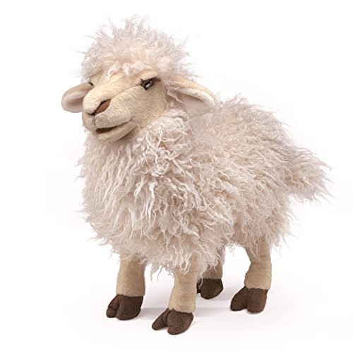 Folkmanis Longwool Sheep Hand Puppet