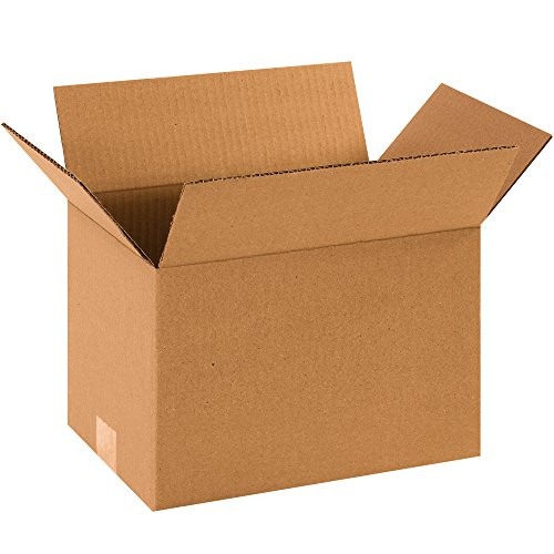 Partners Brand P1288 Corrugated Boxes, 12" L x 8" W x 8" H, Kraft (Pack of 25)