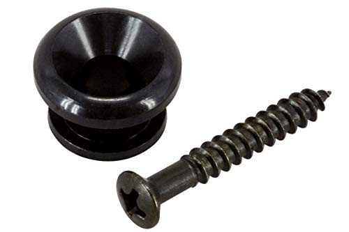 Folkcraft Strap Button  Black Finish  Pack Of Two