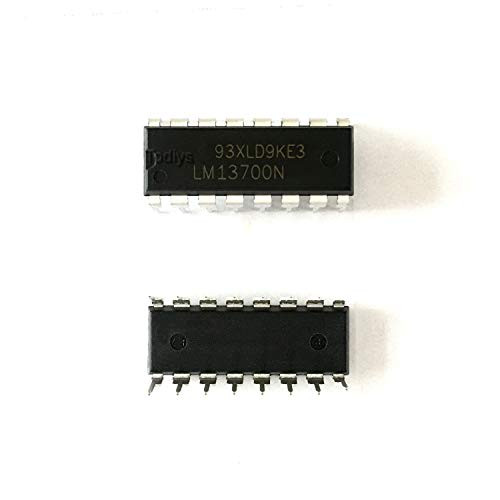 Todiys New 10Pcs for LM13700N LM13700N NOPB Dual Operational Transconductance Amplifiers DIP-16 IC Chip LM13700