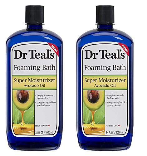 Dr. Teal s Ultra Moisturizing Foaming Bath with Avocado Oil 34 FL OZ -2 Pack-68 FL OZ-