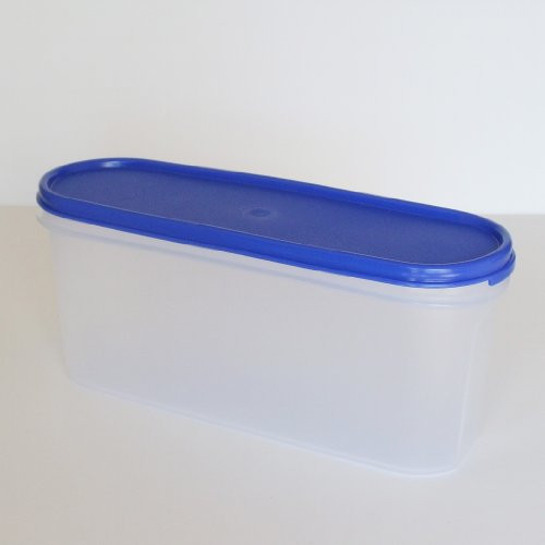 Tupperware Modular Mate Super Oval 2. Brilliant Blue Seal