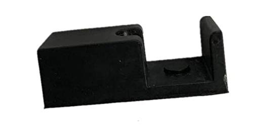 Feather butterfly For Shower Door Wall Jamb Bumper Guide Black Pack of 2