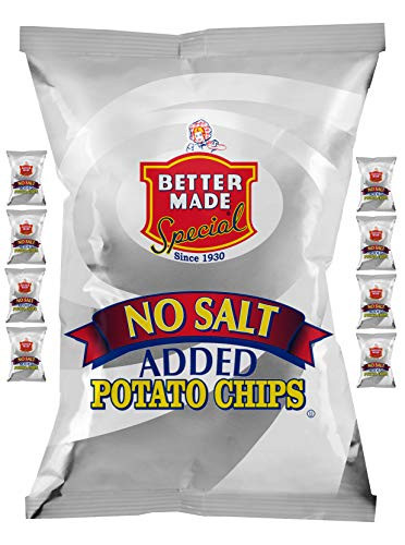Better Made Special No Salt Added Potato Chips -8- x Bags 2.75oz Each -Pack of 8-
