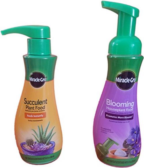 Miracle-Gro Blooming Houseplant Food  8 oz  and  Miracle-Gro Succulent Plant Food  8 oz