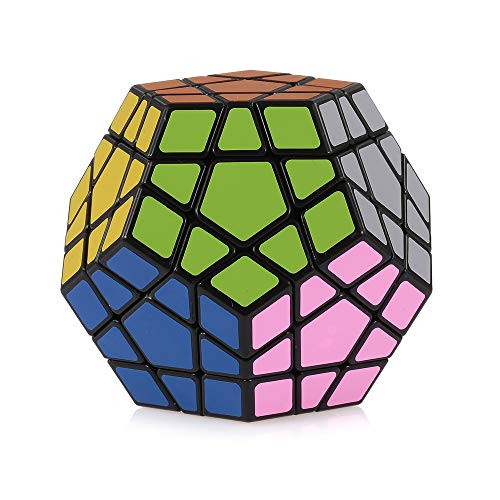 Zwbfu Speed Cube Magic Cube Dodecahedron Sticker Cube Puzzle Cube for Beginners Kids