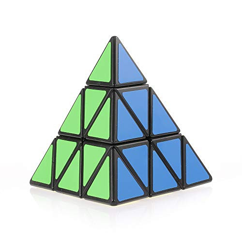 Zwbfu Speed Cube Triangle Magic Cube Pyramid Sticker Cube Puzzle Cube for Beginners Kids