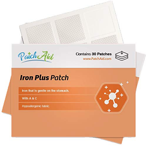 Iron Plus Topical Patch by PatchAid -1-Month Supply-