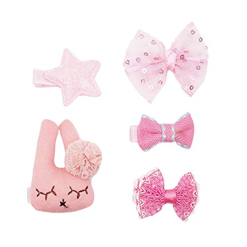 Fashion little girl hair clip cute bow tiara children hair clip clip Princess baby edge Clip set