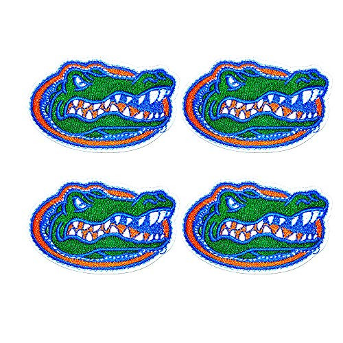 Florida Gators Embroidered Patch Iron on Logo Vest Jacket Cap Hoodie Backpack UF Patch Iron On sew on Patch 4Pcs