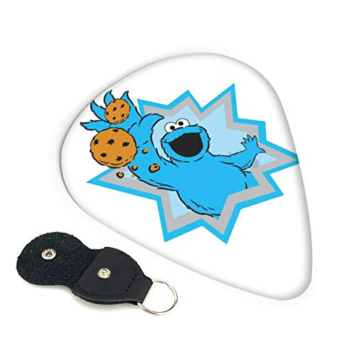 Henchuang Cookie Monster Guitar Pick Electric Bass Guitar for Bass Electric Guitar Acoustic Guitar Lovers Guitarists Gift 6pack