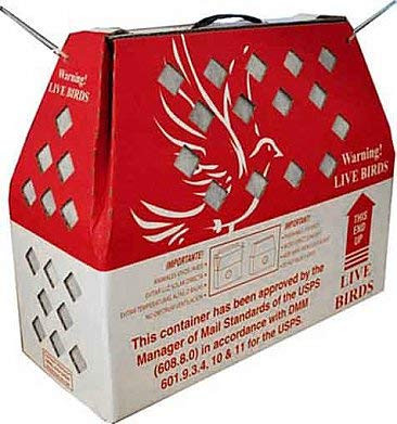 Pinnon Hatch Farms LLC Live Bird Shipping Boxes -1pk- Horizon Chickens Poultry Gamefowl -No Divider-