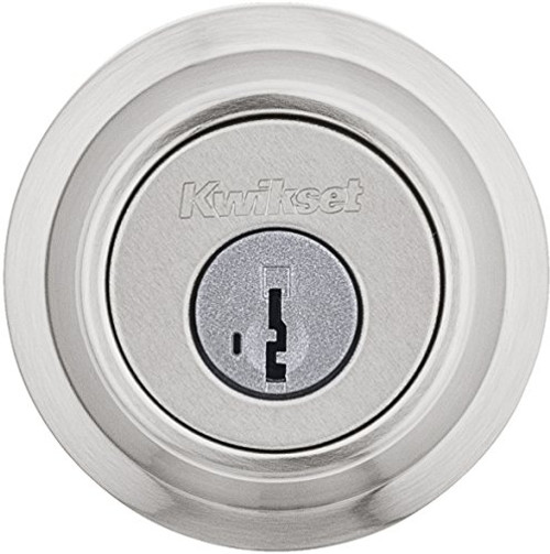 Kwikset 96600-680 Contemporary Single Cylinder Deadbolt Featuring Smartkey In Satin Nickel Kwikset 96600-680 Contemporary Single Cylinder Deadbolt Featuring Smartkey In Satin Nickel