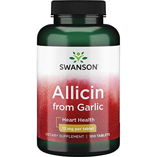Swanson Maximum-Strength 100 percent  Pure Allicin 12 Milligrams 100 Tabs