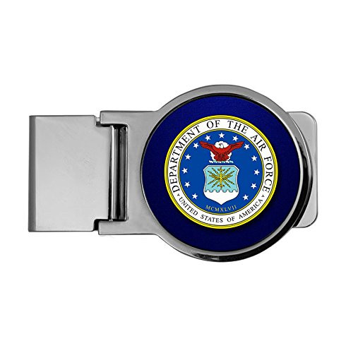 ExpressItBest Premium Money Clip - US Department of The Air Force Seal ExpressItBest Premium Money Clip - US Department of The Air Force Seal