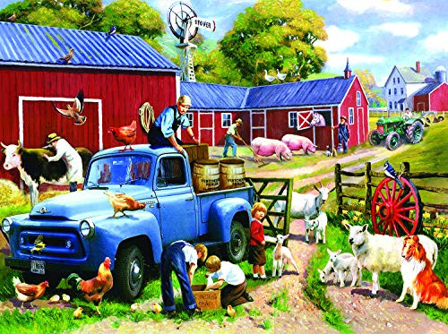 Spring Farm Days 1000 pc Jigsaw Puzzle by SunsOut
