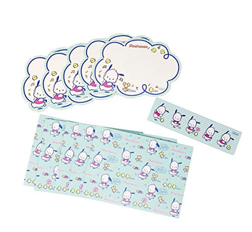 Pochacco Mini Message Set With Sticker Seal Japan Limited Edition