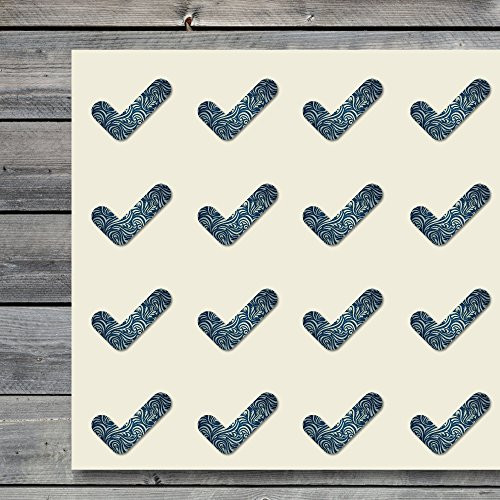 Right Check Mark Good Ok Craft Stickers  30 Stickers at 1.5 Inches  Great Shapes for Scrapbook  Party  Seals  DIY Projects  Item 202690