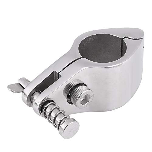 KIMISS 7 8 inch 22mm Stainless Steel Marine Boat Jaw Slide Hinged Bimini Top Hardware Fitting