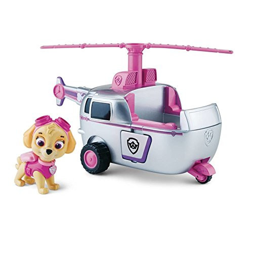 Skyes Highflying Copter Paw Patrol Basic Vehicle With Pup