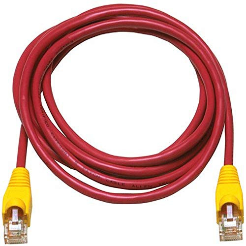 Allen Tel AT1514-REC Category 5e Ethernet Crossover Cable  14-Foot Length  Red  AT15 Series  U UTP Patch Cable  2 Pair  4 Stranded Copper Conductor