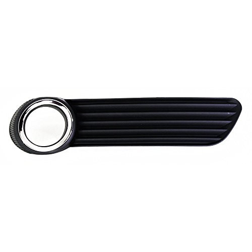 Fog Light Molding Compatible with Toyota Avalon 08-10 Black W Chrome Mldg Fog Lamp Cover Left Side