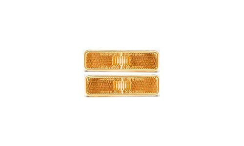 Side Marker compatible with Dodge Full Size Pickup 81-93 Front Right or Left Lens and Housing -Set Of 2-