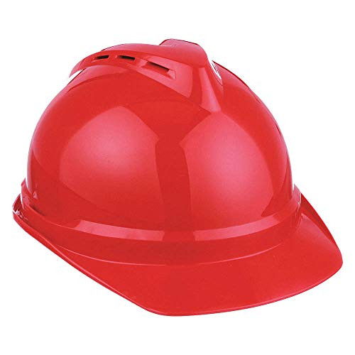 MSA V-Gard Advance Hard Cap - Description  Plus  Color  4 Point Suspension  Plus  Red