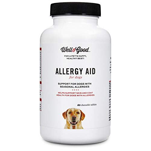 Well and Good Allergy Aid Dog Tablets 60 Count Well and Good Allergy Aid Dog Tablets 60 Count