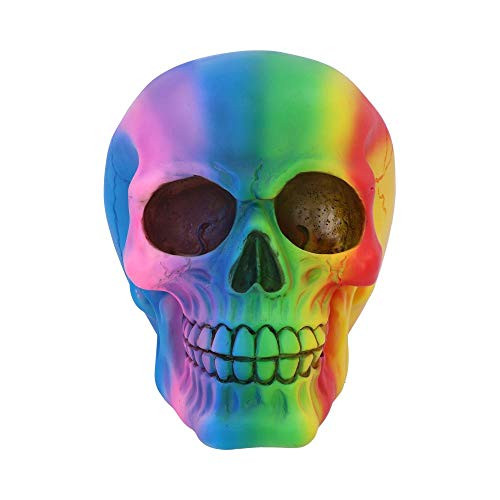 Nemesis Now Rainbow Skull 15.5cm  Polyresin  Multi-Coloured  One Size