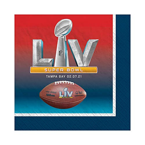 Ziggos Party Football Championship 55 LV Beverage Napkins Value Pack -32ct-
