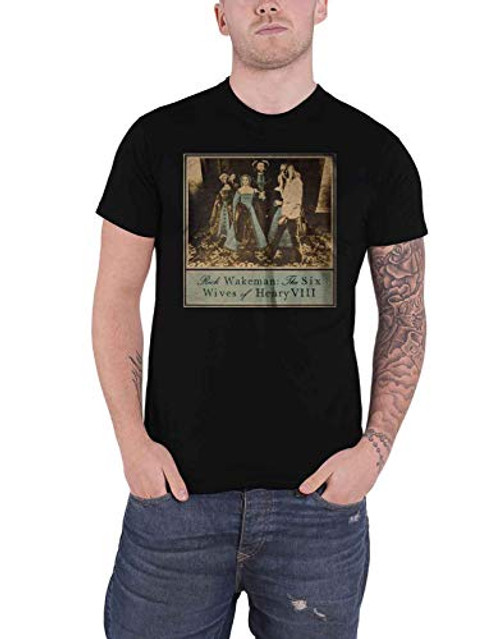 Plastic Head Rick Wakeman The Six Wives of Henry VIII -Black- T-Shirt -Medium- Plastic Head Rick Wakeman The Six Wives of Henry VIII -Black- T-Shirt -Medium-