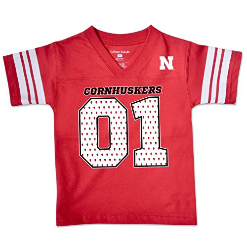 NCAA Nebraska Cornhuskers Toddler Football Tee  2 Toddler  Red