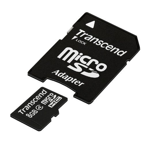 Transcend 8GB microSD High Capacity -microSDHC- Class 4 Card