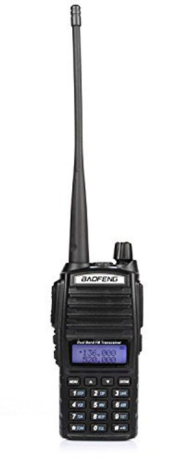NSKI UV-82 High Power Dual Band Radio: 136-174mhz (VHF) 400-520mhz (UHF) Amateur (Ham) Portable Two-Way Radio