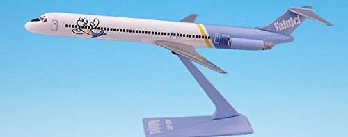 Flight Miniatures Valujet Airlines McDonnell Douglas MD 80 1:200 Scale Display Model with Stand