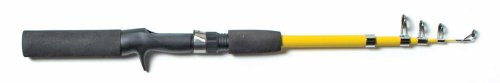 Eagle Claw Pack-IT Telescopic Spincast Rod  1 Piece -Yellow  5-Feet 6-Inch-
