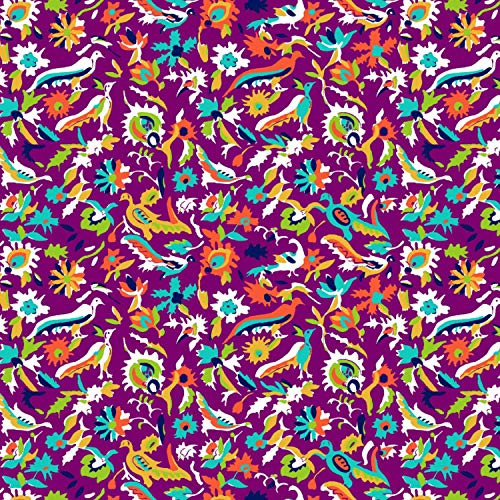 Springs Creative Mary Fons Brazil Packed Birds Purple Premium Quality 100 percent Cotton Fabric by The Yard. Springs Creative Mary Fons Brazil Packed Birds Purple Premium Quality 100 percent Cotton Fabric by The Yard.
