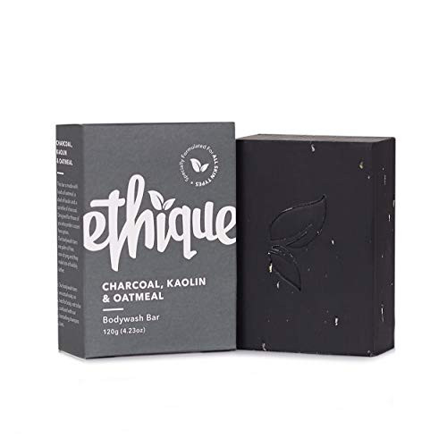 Ethique Eco-Friendly Bodywash Bar Charcoal Kaolin and Oatmeal - Sustainable Natural Bodywash Bar for Sensitive Skin Plastic Free Vegan Plant Based 100 percent Compostable and Zero Waste 4.23oz Ethique Eco-Friendly Bodywash Bar Charcoal Kaolin and Oatmeal - Sustainable Natural Bodywash Bar for Sensitive Skin Plastic Free Vegan Plant Based 100 percent Compostable and Zero Waste 4.23oz