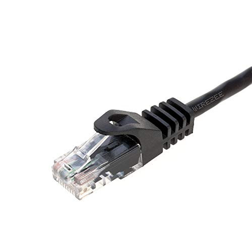 Cat5 Cat5e Patch Cord Network RJ45 ETHERNET Cable -25FT  Black-