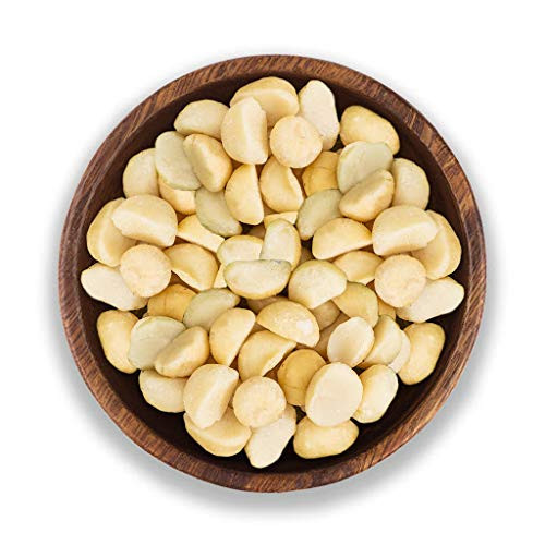 AIVA Macadamia Nuts Raw Halves and Pieces  Non-GMO - Gluten Free - NO Roasted and Salted -  4 Quality - -1 Pound-