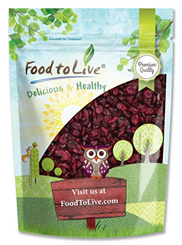 Dried Cranberries  8 Ounces  Raw  Kosher  Vegan  Lightly Sweetened and Coated with Sunflower Oil  Unsulfured  Bulk