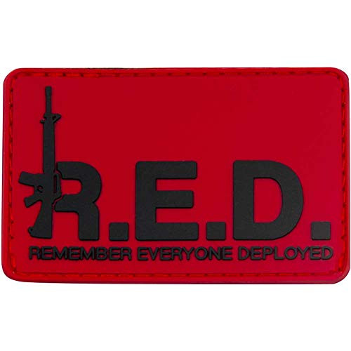 R.E.D. Remember Everyone Deployed PVC Patch