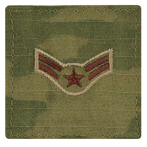 Air Force Airman First Class Rank OCP Scorpion with Hook and Loop